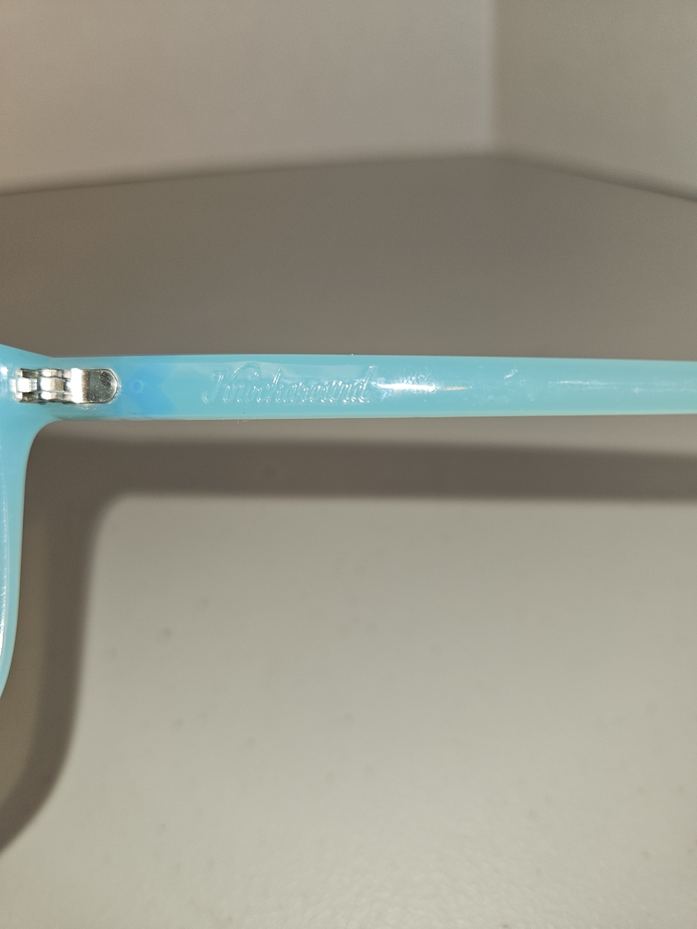 Knockaround Men's Teal Frame Sunglasses with Blue Mirrored Lenses - Picture 5 of 11